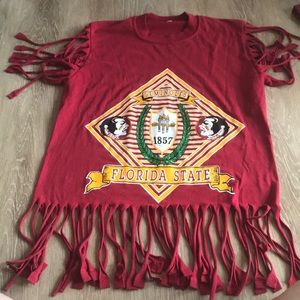 Vintage Florida State - Fringe Shirt
